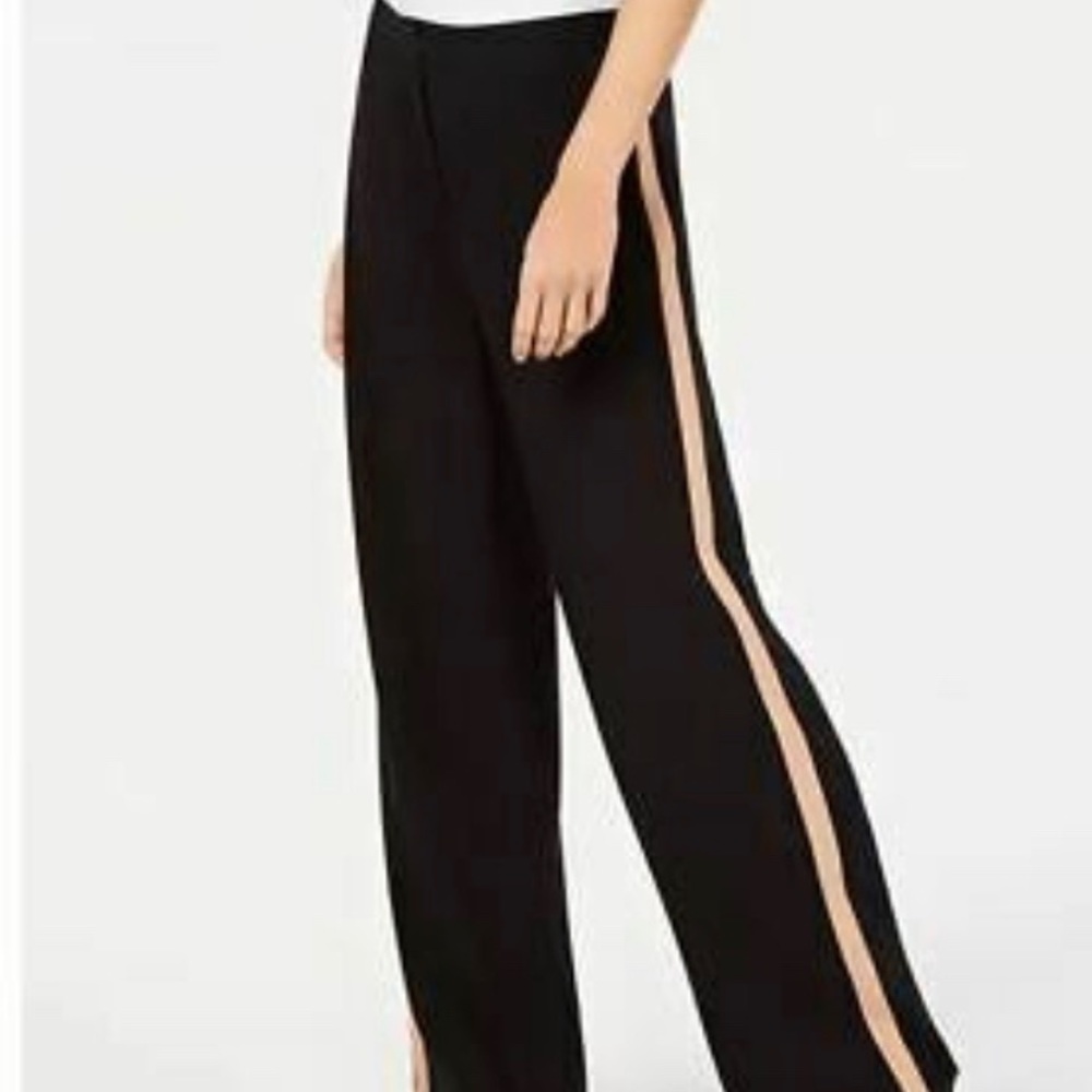 Eileen Fisher High waist pants. Sz 10. Black tan.